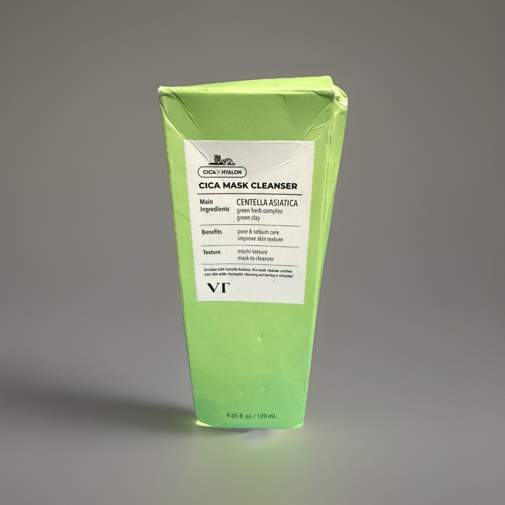 VT Cica Mask Cleanser 4.05 fl oz / 120 mL Pore & Sebum Care Improve Skin Texture